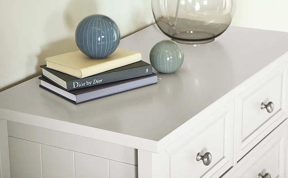 Chest Of Drawers: White 5 Drawer Chest of Drawers