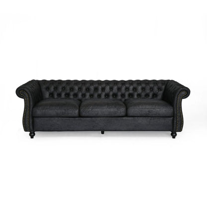 3 Seater Sofa : Chesterfield Modern Sofa Set