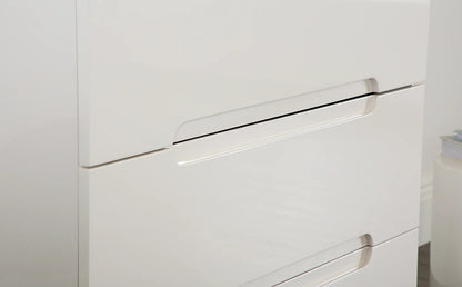 Chest of Drawers : 3 White Drawer Chest of Drawer