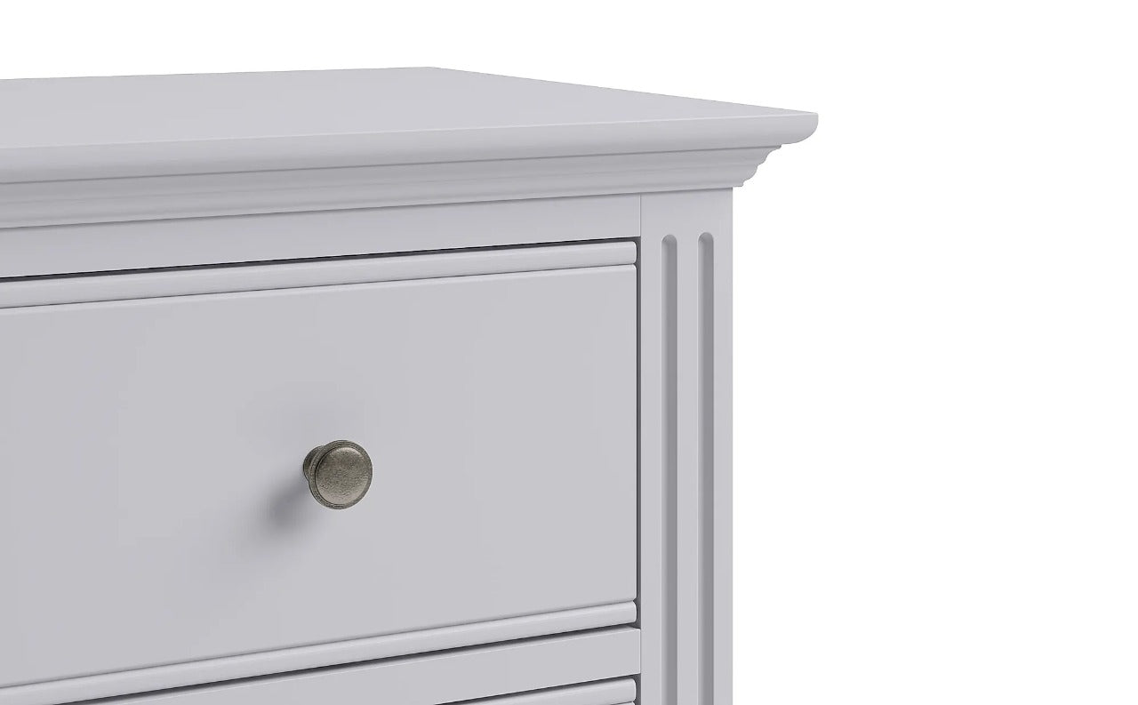 Chest of DrawersBerkeley Painted Grey 5 Drawer Chest of Drawers