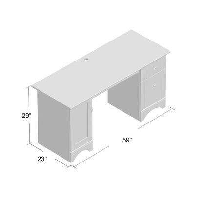 Computer Table: Classic 59'' Computer Desk