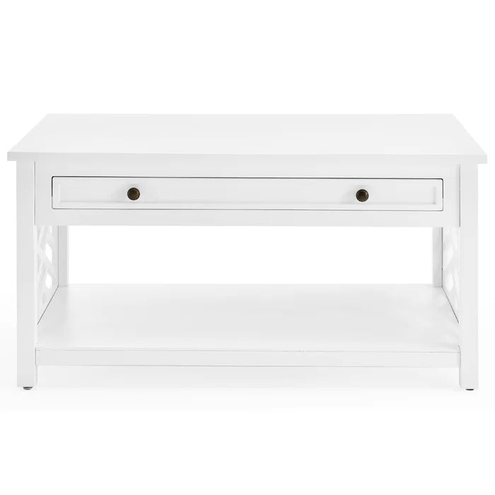 Coffee Table: 4 Legs Coffee Table with Storage
