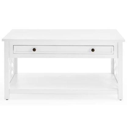 Coffee Table: 4 Legs Coffee Table with Storage