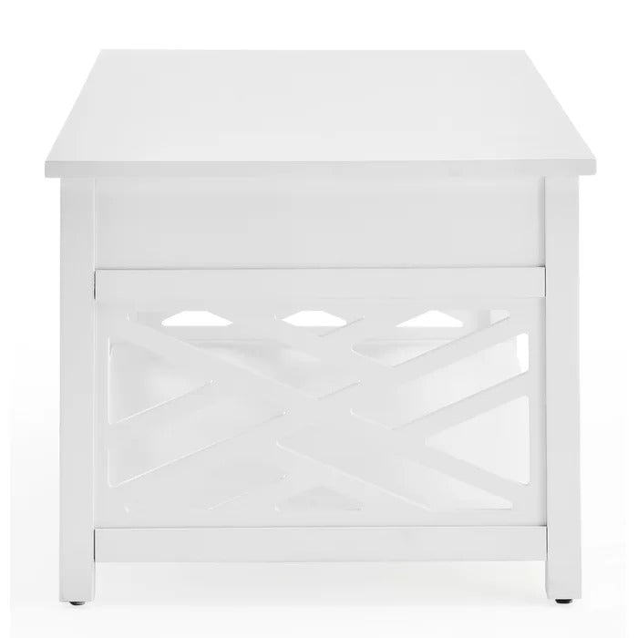 Coffee Table: 4 Legs Coffee Table with Storage