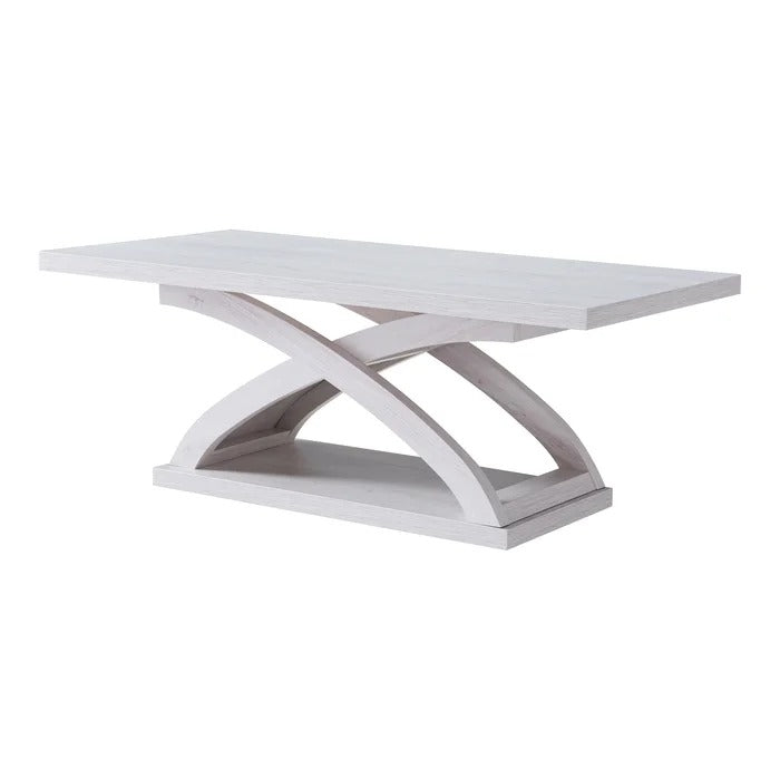 Coffee Table: Floor Shelf Coffee Table with Storage