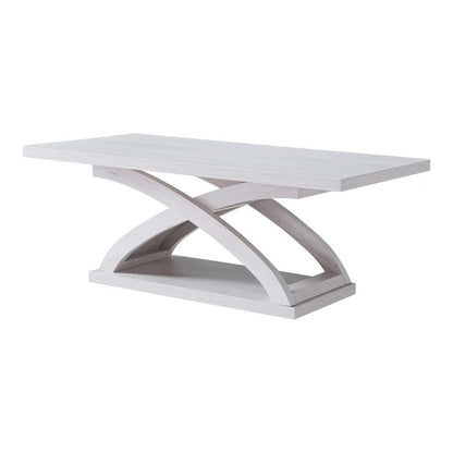 Coffee Table: Floor Shelf Coffee Table with Storage