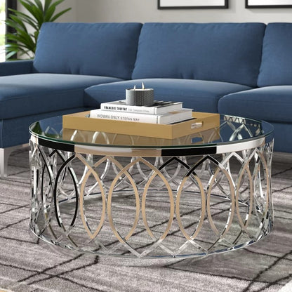 Coffee Table: Glass Frame Coffee Table