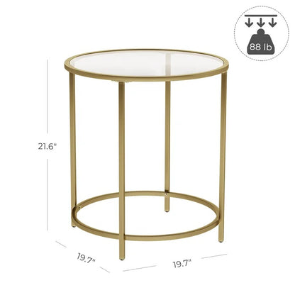 Coffee Table: Glass Top Coffee Table