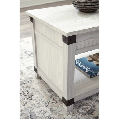 Coffee Table: Lift Top 4 Legs Coffee Table with Storage