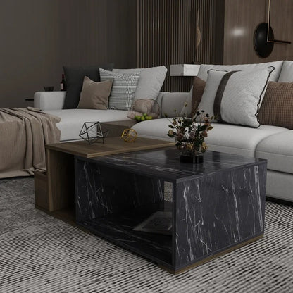 Coffee Table: Manufactured Wood Coffee Table With Storage