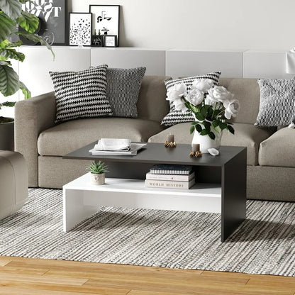 Coffee Table: Modern Acacia Wood Coffee Table