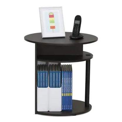 Coffee Table Set: 20.3'' Tall Floor Shelf End Table Set
