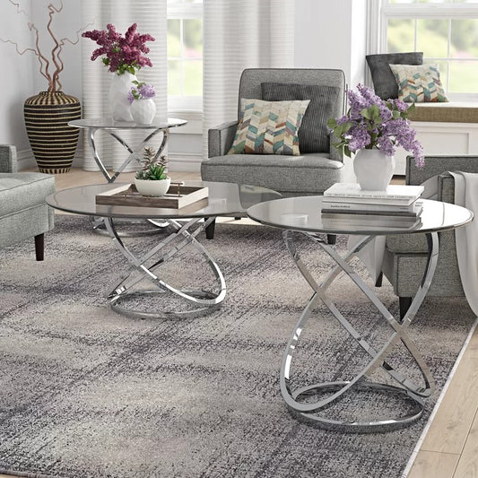 Coffee Table Set : 3 Piece Coffee Table Set