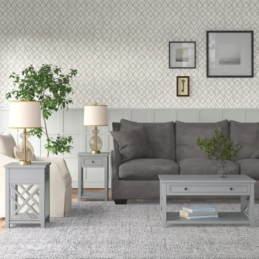 Coffee Table Set : 3 Piece Coffee Table Set