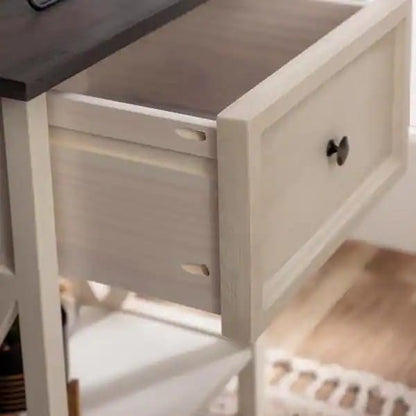 Coffee Table Set: 3 Piece White Coffee Table Set