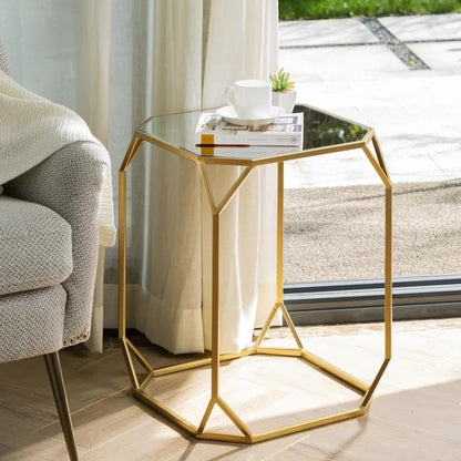 Coffee Table Set : Glass Frame Coffee Table