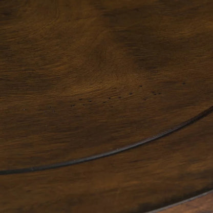 Coffee Table Set: Mahogany Finish 3 Piece Coffee Table Set