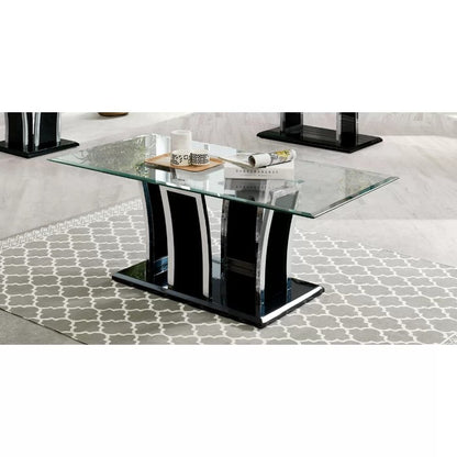 Coffee Table Set: Modern Style 3 Piece Coffee Table Set