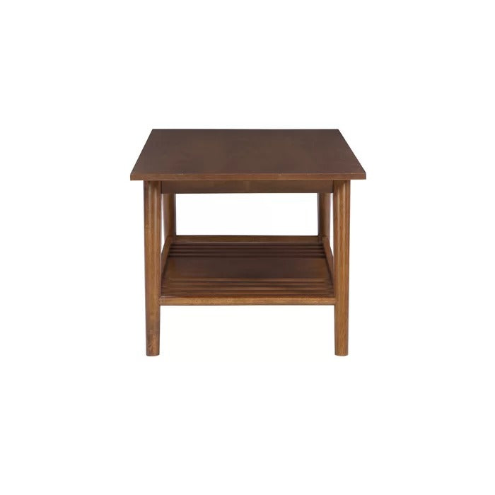 Coffee Table Set: Modern Wooden 3 Piece Coffee Table Set