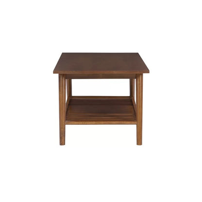 Coffee Table Set: Modern Wooden 3 Piece Coffee Table Set