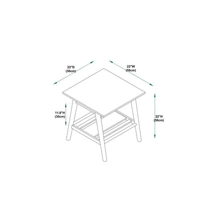 Coffee Table Set: Modern Wooden 3 Piece Coffee Table Set