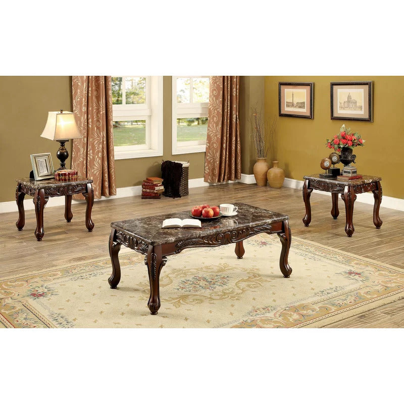 Coffee Table Set : NICK 3 Piece Coffee Table Set