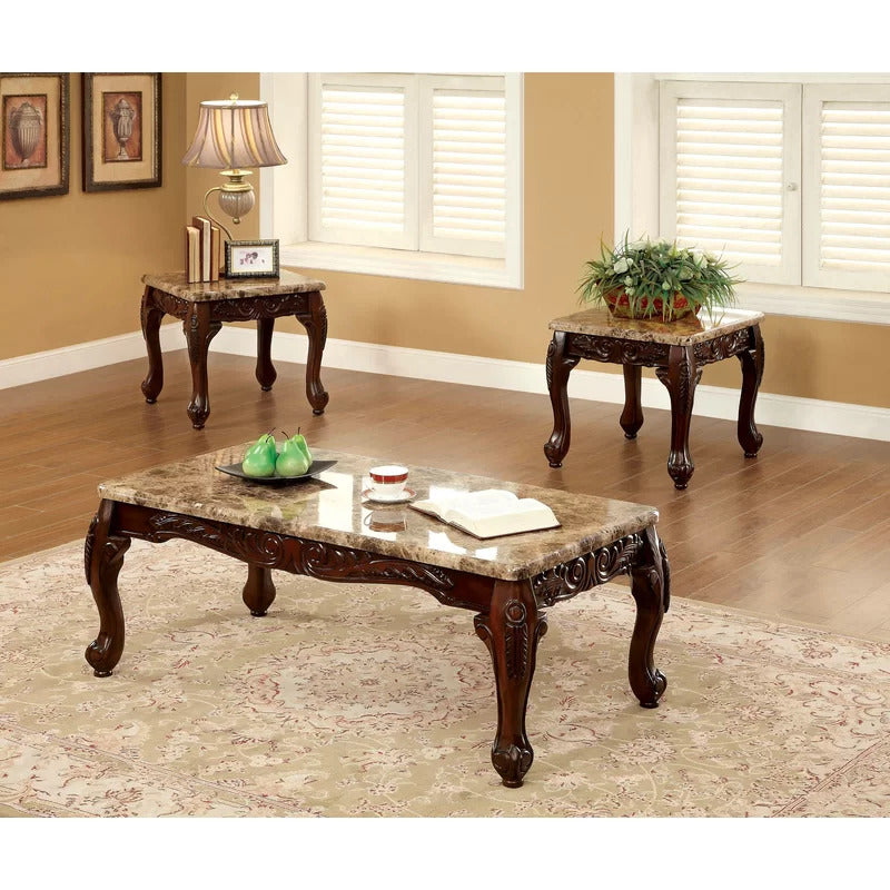 Coffee Table Set : NICK 3 Piece Coffee Table Set