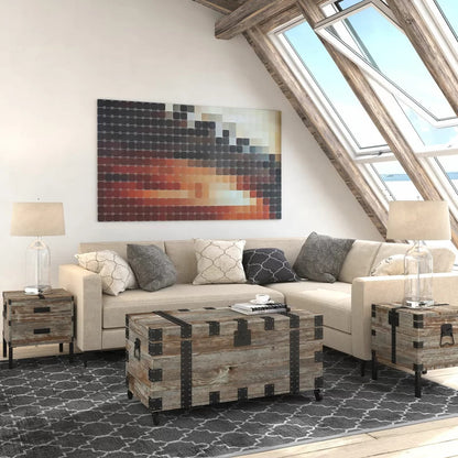 Coffee Table Set : SID 3 Piece Coffee Table Set