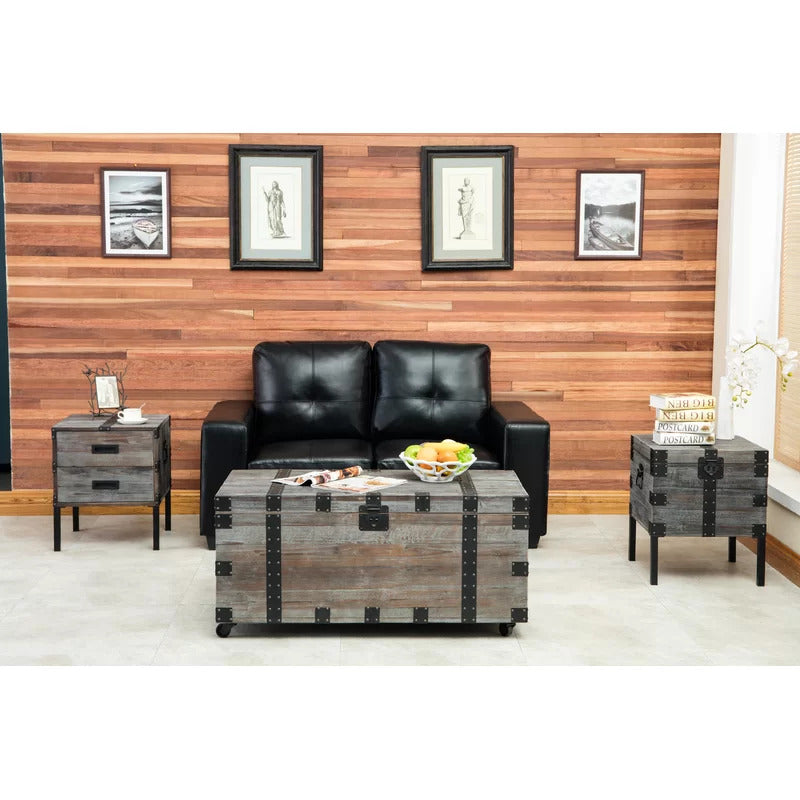 Coffee Table Set : SID 3 Piece Coffee Table Set