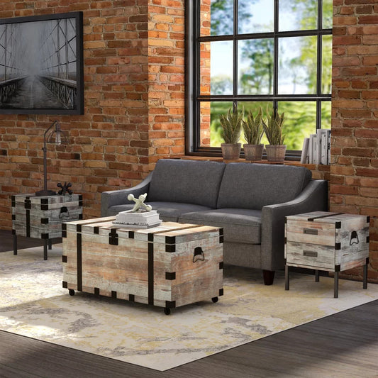 Coffee Table Set : SID 3 Piece Coffee Table Set