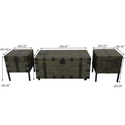 Coffee Table Set SID 3 Piece Coffee Table Set