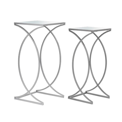 Coffee Table Sets Glass Sled Nesting Tables