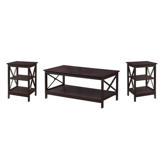 Coffee Table Sets : SID 3 Piece Coffee Table Set