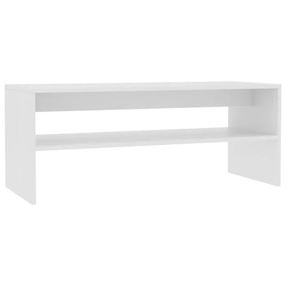 Coffee Table: Wooden 4 Legs Coffee Table with Storage
