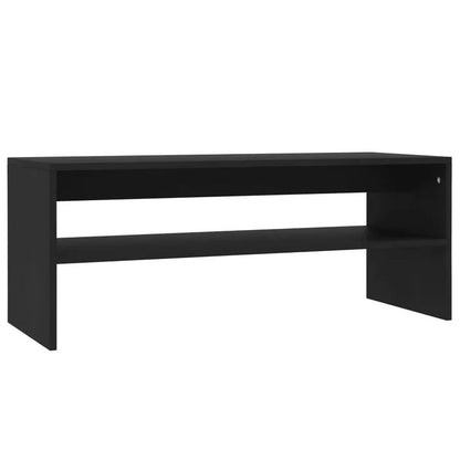 Coffee Table: Wooden 4 Legs Coffee Table with Storage