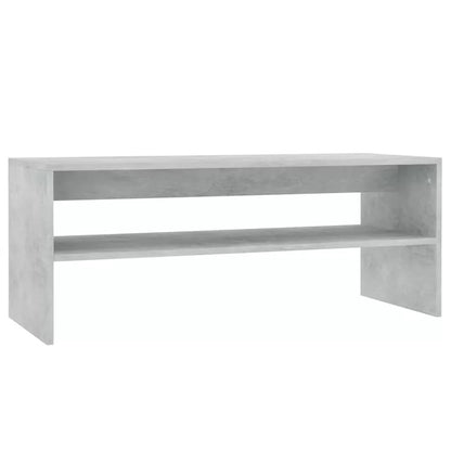 Coffee Table: Wooden 4 Legs Coffee Table with Storage