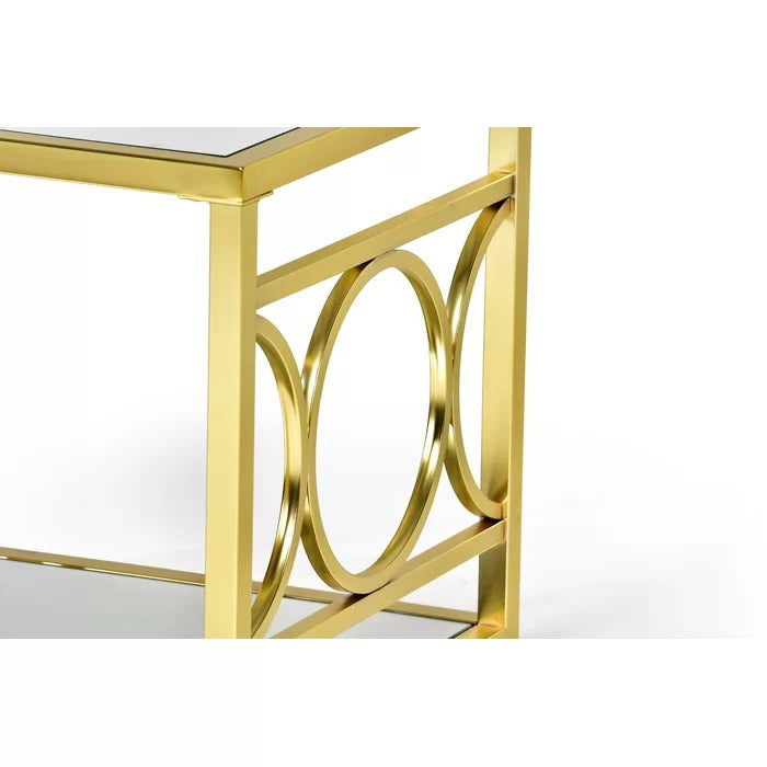 Coffee Table set: Glass 3 Piece Coffee Table Set
