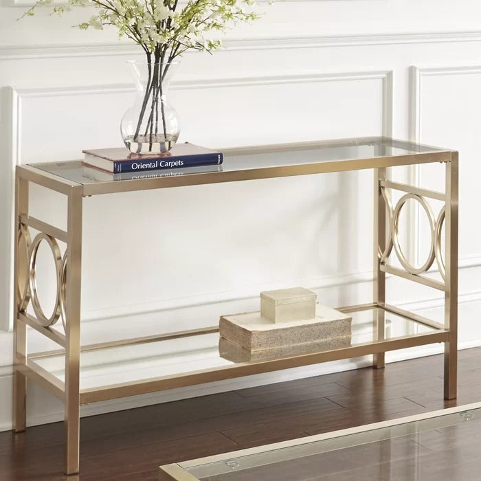 Coffee Table set: Glass 3 Piece Coffee Table Set