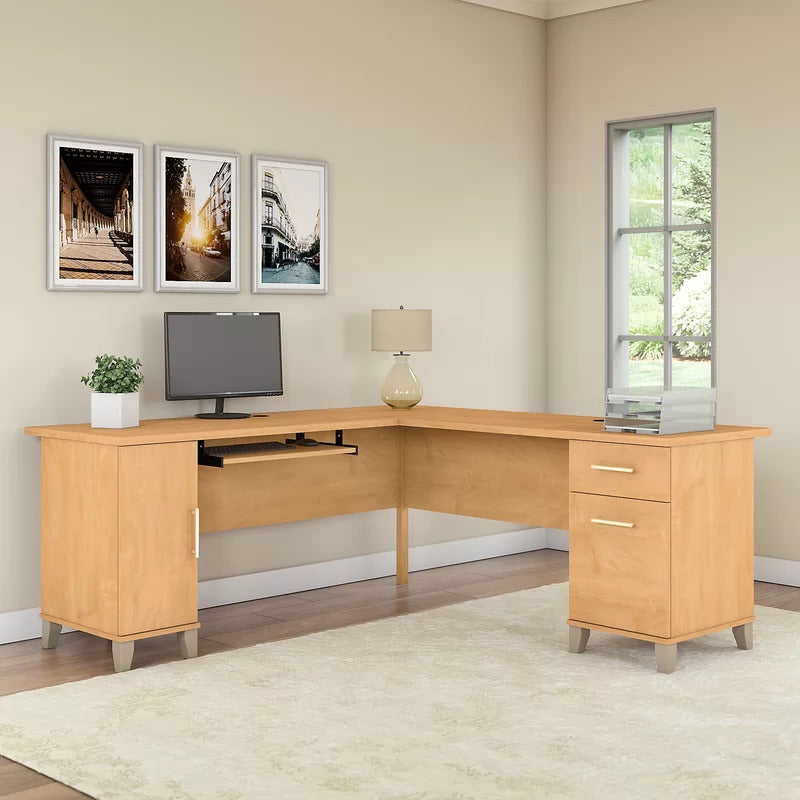 Computer Desk Ben Reversible L-Shape Desk Laptop Table