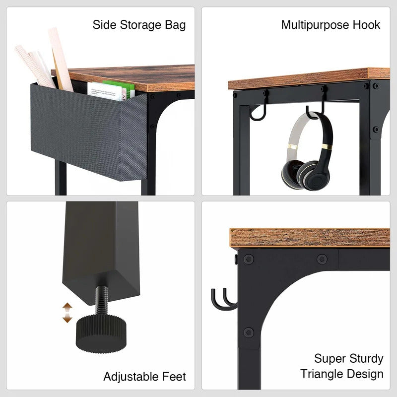 Computer Desk : CAMMY Built in Outlets