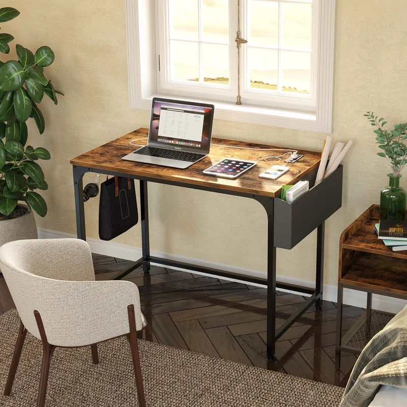 Computer Desk : CAMMY Built in Outlets