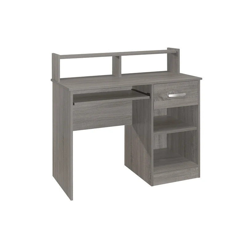 Computer Desk: Harfeno Desk with Hutch