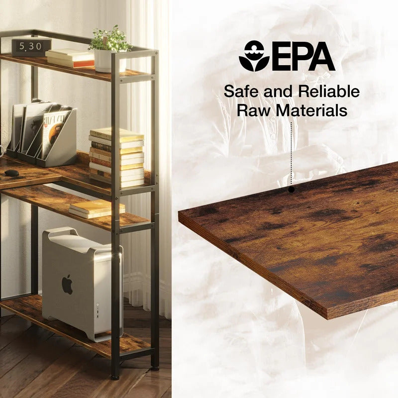 Computer Desk: Reversible L-Shape Desk