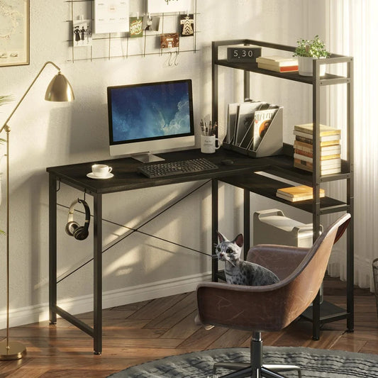 Computer Desk: Reversible L-Shape Desk