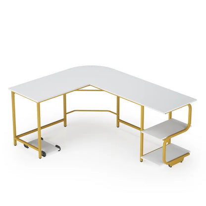 Computer Desk : Reversible L-Shape Desk