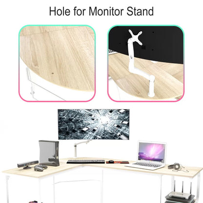 Computer Desk : SIRI Reversible L-Shaped Computer Desk