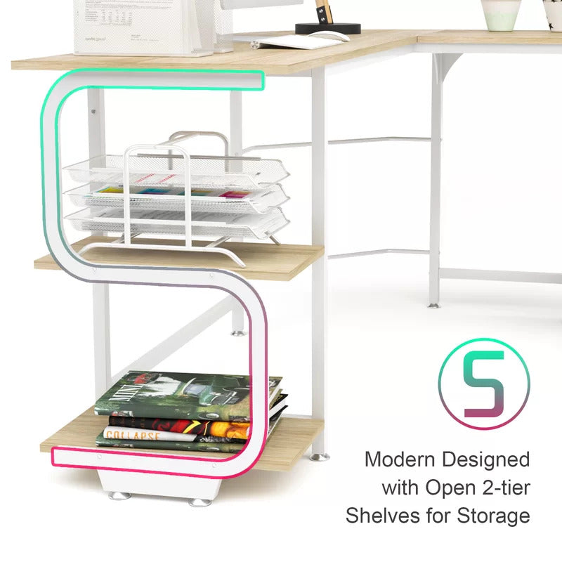 Computer Desk : SIRI Reversible L-Shaped Computer Desk