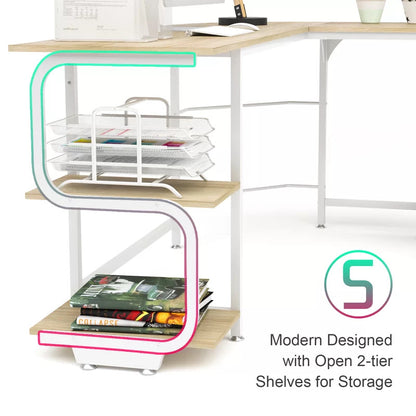 Computer Desk : SIRI Reversible L-Shaped Computer Desk