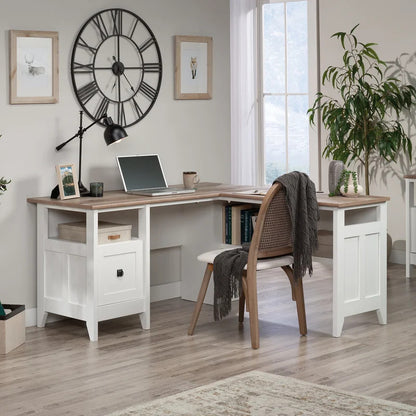 Computer Desk: Urabel L-Shape Executive Desk