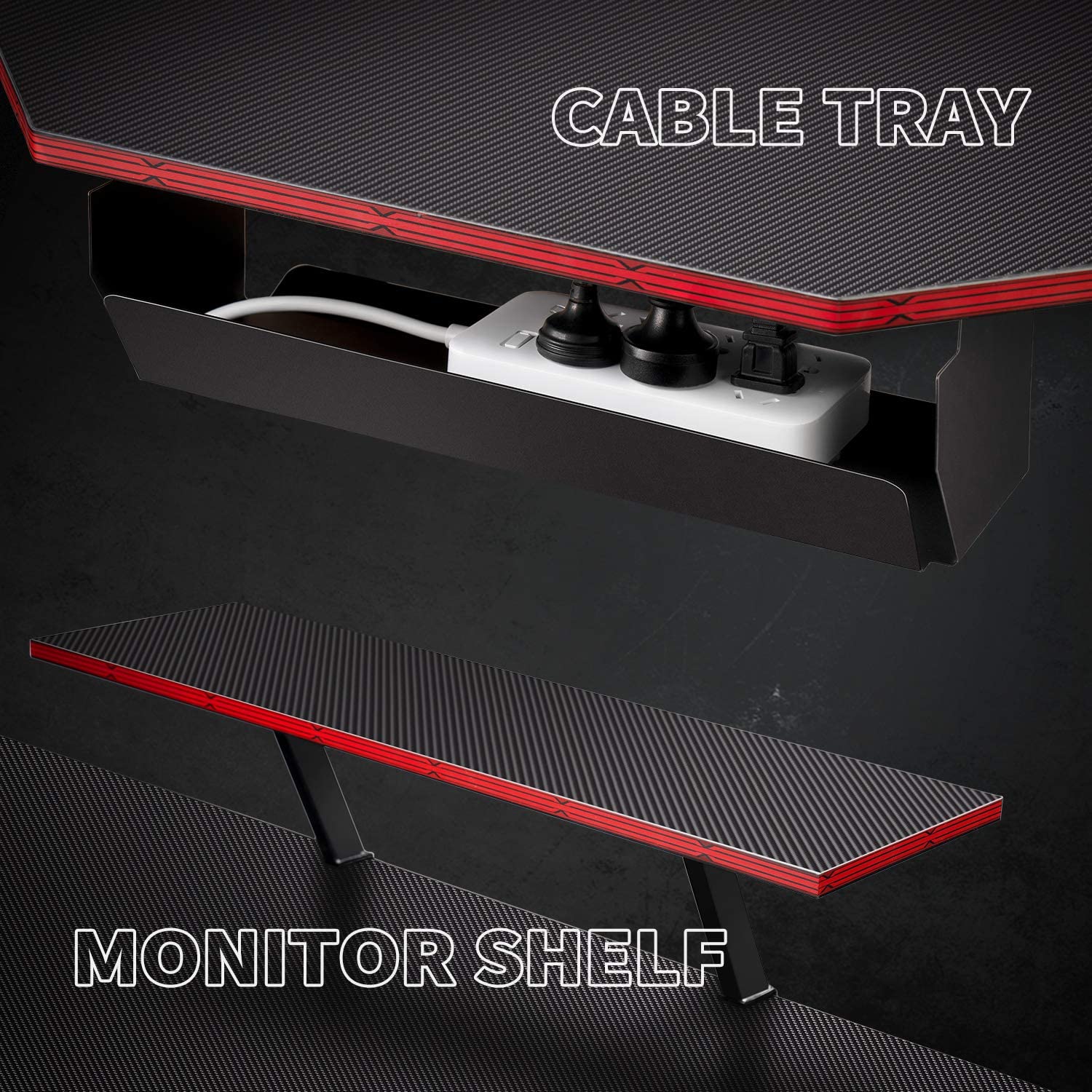 Computer Table: Corner Desk PC Writing Table Gamer Workstation for Home Office, 